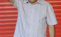 خودروی افشین یداللهی پس از تصادف