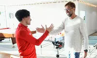 استقبال گرم کلوپ از ستاره ژاپنی