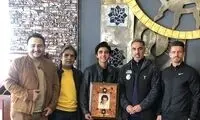 قدردانی فکری و غفوری از فرزند خشایار الوند