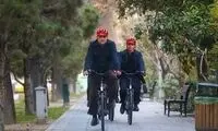 دفاع محسن هاشمی از دوچرخه‌سواری حناچی