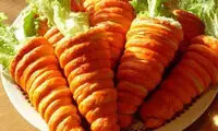 طرز تهیه سالاد الویه به شکل هویج