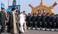 حضور رهبر انقلاب در دانشگاه علوم دریایی نوشهر