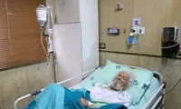 عکس: حمید سبزواری در بیمارستان