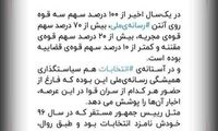 سهم سه قوه از آنتن صدا‌وسیما چقدر بوده است؟