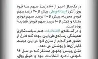 سهم سه قوه از آنتن صدا‌وسیما چقدر بوده است؟