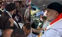 مقتدی‌صدر در جمع معترضانِ نجف حاضر شد