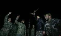 عکس: الله اکبر مدافعان حرم به وقت ایران