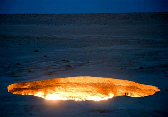 «دروازه جهنم» در روی زمین +عکس