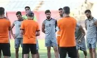 تمرین گروهی همه بازیکنان پرسپولیس بدون کمال