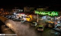 ضدعفونی معابر شهری شیراز