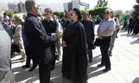 عکس: تشییع پیکر زنده یاد مهران دوستی