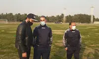 حضور نیکبخت در تمرین استقلال