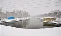 بارش سنگین برف در اردبیل+گزارش تصویری