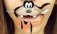 خلاقیت بی‌نظیر روی لب ها +عکس