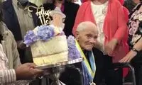 تصاویری از جشن تولد پیرترین مرد جهان