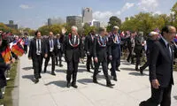 عکس: جان کری در هیروشیما