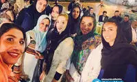 سلفی بانوان ورزشکار در مراسم تجلیل از کیمیا