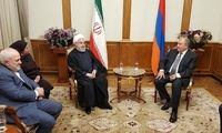 روحانی با رئیس جمهور امنستان دیدار کرد