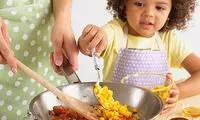 لذت آشپزی کردن با بچه‌ها