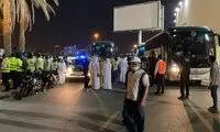 درگیری تماشاگران با بازیکنان تیم ملی عراق در دبی