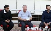 علی پروین در تمرین پرسپولیس