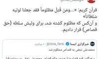 واکنش محمود صادقی به حکم قصاصِ نجفی