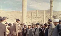 بازدید رهبر انقلاب از تخت جمشید