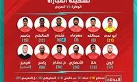 حضور محمدی در ترکیب العربی مقابل الوکره