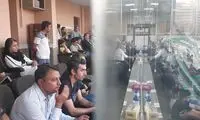 تنها بانوی حاضر در ورزشگاه پاس