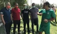 دیدار ساکت الهامی با مهدوی‌کیا در تمرین امید‌ها