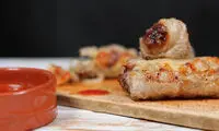 اسپرینگ رول چیزبرگر؛ غذای باکلاس آسیایی