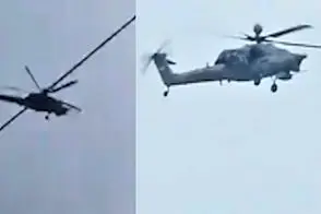 تصاویر هلی‌کوپترهای مدرن روس در آسمان ایران 