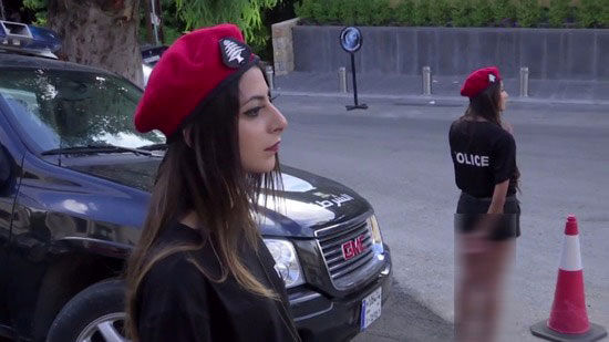 لباس‌های نامتعارف پلیس‌های زن لبنان