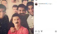 عکس خاطره‌انگیز برزو ارجمند کنار مهرداد و پژمان
