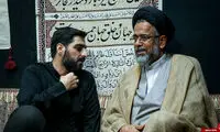 وزیر اطلاعات در هیات مداح معروف