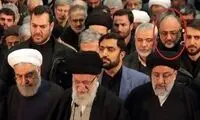 مهدی خزعلی در تشییع پیکر سردار سلیمانی