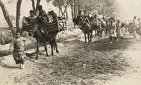 کاروان زائران مکه زمان قاجار +عکس