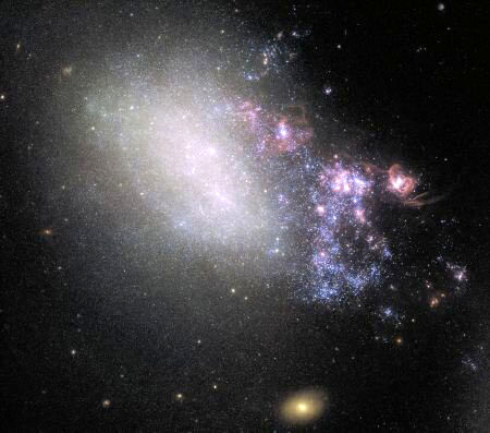 تصویری از یک کهکشان غیرعادی!