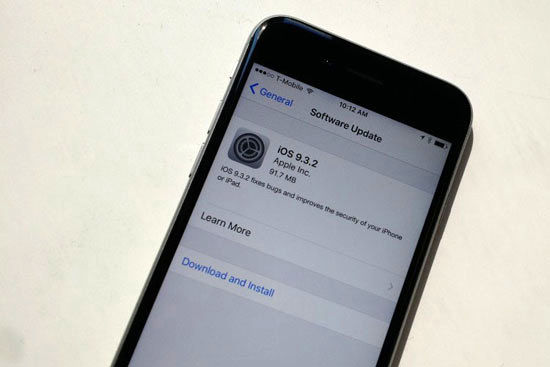 اپل iOS 9.3.2 را منتشر کرد