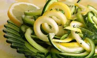 طرز تهیه سالاد کدو و نعنا