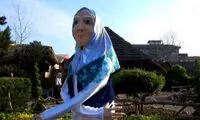 رونمایی از بزرگترین عروسک ننه سرما در بندرانزلی