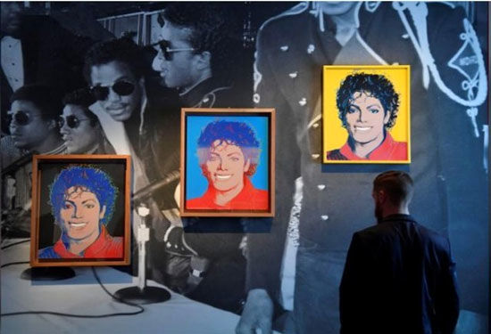 نمایشگاه هنری «مایکل جکسون» در لندن