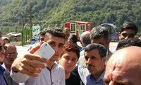 سلفی با احمدی نژاد