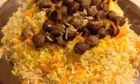 پلوی زعفرانی با کوفته اسپایسی، برای یک مهمانی آبرومند