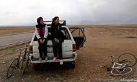 دختران دوچرخه‌ سوار افغان +عکس