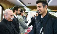 عکس: فردوسی پور در مراسم ختم اینانلو