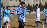 حضور نورافکن در تمرین استقلال