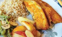 طرز تهیه خوراک ماهی با سیب و گلابی