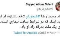 دلنوشته وزیر ارشاد برای استاد شجریان