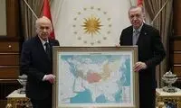 توهم عثمانیِ اردوغان؛ ایران در نقشه جهان تُرک!